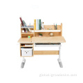 Children Study Table Chair Set Modern student writing desk wooden study kids desk Supplier